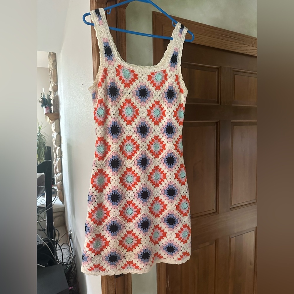 Saltwater LUXE Multicolor Crochet Dress